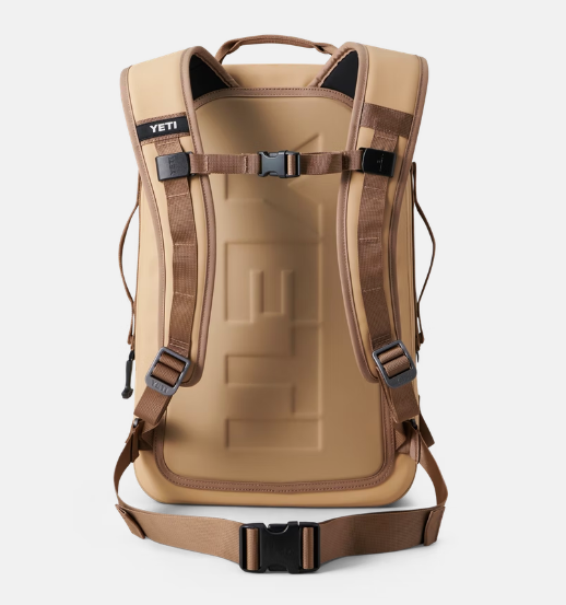 tan yeti waterproof backpack